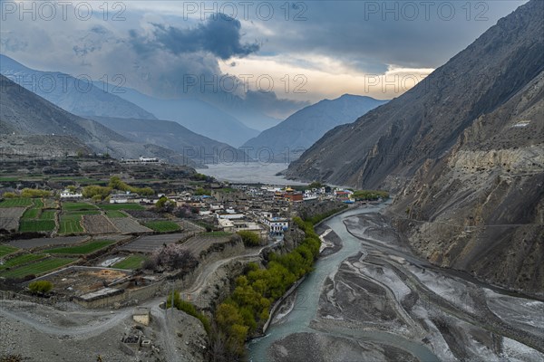 Kagbeni village, Kingdom of Mustang, Nepal, Asia