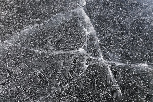 Winter, ice structure, Saint Lawrence River, Province of Quebec, Canada, North America