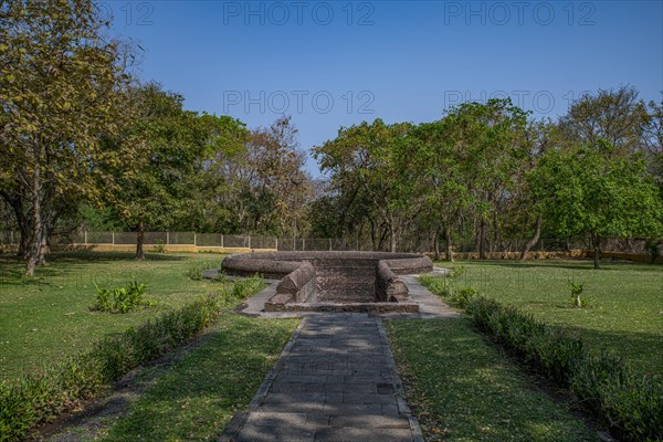 Helical Stepwell, Unesco site Champaner-Pavagadh Archaeological Park, Gujarat, India, Asia