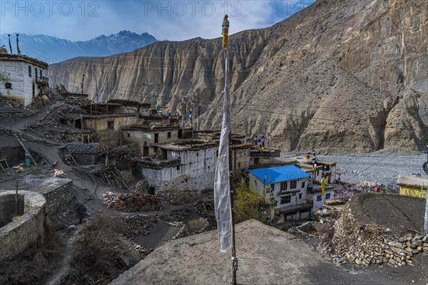 Remote Tetang village, Kingdom of Mustang, Nepal, Asia