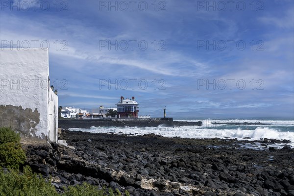 Casa Juanita or Blue House in Arrieta, Lanzarote, Canary Islands, Canary Islands, Spain, Europe