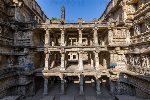 Unesco site, Rani Ki Vav, The Queen's Stepwell, Patan, Gujarat, India, Asia