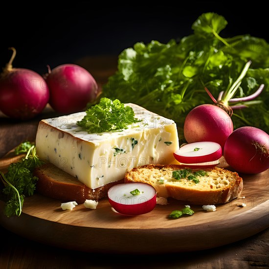 Obatzda the rich and creamy bavarian cheese spread, AI generated