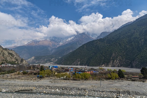 Nilgiri mountain, Jomsom, Nepal, Asia