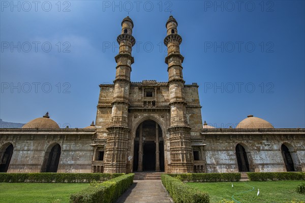 Jami mosque, Unesco site Champaner-Pavagadh Archaeological Park, Gujarat, India, Asia