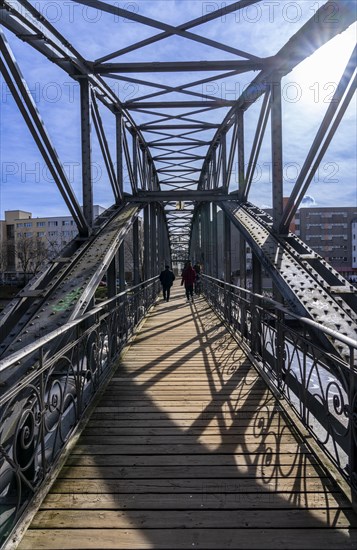 The Siemens footbridge on Charlottenburger Ufer, Berlin, Germany, Europe