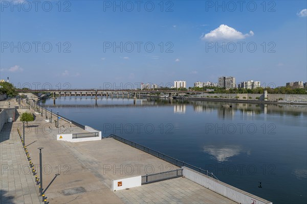 Sabamati riverfront, Unesco site, Ahmedabad, Gujarat, India, Asia