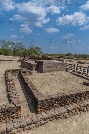 Lothal southernmost site of the ancient Indus Valley civilisation, Gujarat, India, Asia