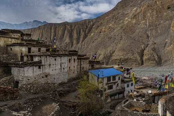 Remote Tetang village, Kingdom of Mustang, Nepal, Asia
