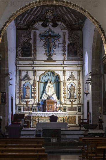Church in Yaiza, Lanzarote, Canary Islands, Spain, Europe