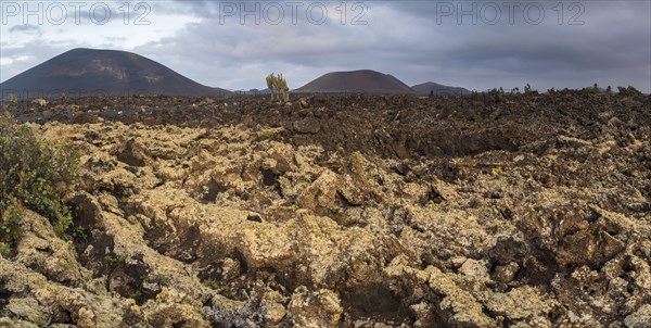 Caldera Colorada, Parque Natural de Los Volcanes, Masdache, Lanzarote, Canary Islands, Spain, Europe