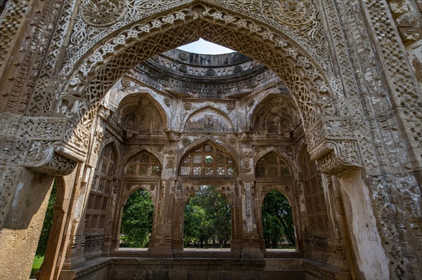 Jami mosque, Unesco site Champaner-Pavagadh Archaeological Park, Gujarat, India, Asia