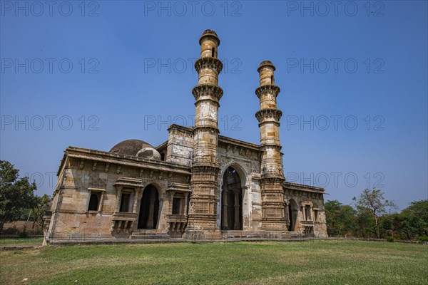 Kevada Mosque, Unesco site Champaner-Pavagadh Archaeological Park, Gujarat, India, Asia