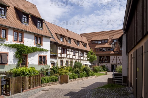 Jesuitenhof or Bettendorfer Hof, former aristocratic court, Ladenburg, Baden-Wuerttemberg, Germany, Europe