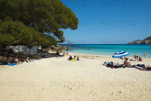 Beach, Cala Guya, Cala Rajada, Majorca, Majorca, Balearic Islands, Spain, Europe