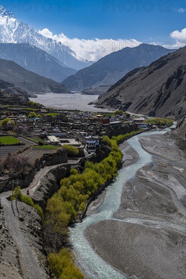 Kagbeni village, Kingdom of Mustang, Nepal, Asia