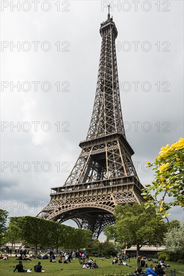 Eiffel Tower, Tour Eiffel, Paris, Ile de France, France, Europe