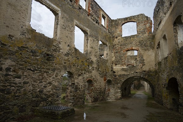 Dobra castle ruins, Dobra reservoir, Waldviertel, Lower Austria