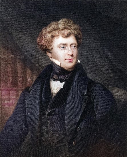 James Blandell 1791 to 1878 English gynaecologist, Historical, digitally restored reproduction from a 19th century original, Record date not stated