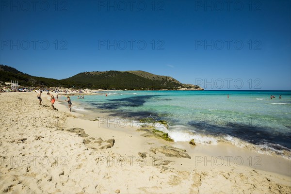 Beach, Cala Guya, Cala Rajada, Majorca, Majorca, Balearic Islands, Spain, Europe