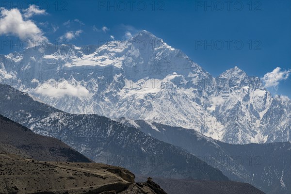 Annapurna mountain range, Kingdom of Mustang, Nepal, Asia