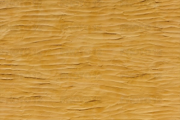 Wavy clay plaster wall, stone, beige, clay plaster, building material, alternative, wall, wall, texture, background, yellow, ochre, sunny, Mediterranean, stone wall, plastered, graphic, trowel plaster, orange, warm-toned, stone texture, structure, southern European