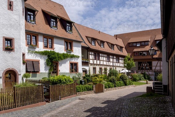 Jesuitenhof or Bettendorfer Hof, former aristocratic court, Ladenburg, Baden-Wuerttemberg, Germany, Europe