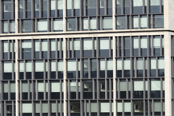 Office block skyscraper building close up of window details, City of London, England, United Kingdom, Europe