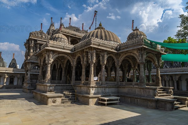 Hutheesing Jain Temple, Unesco site, Ahmedabad, Gujarat, India, Asia