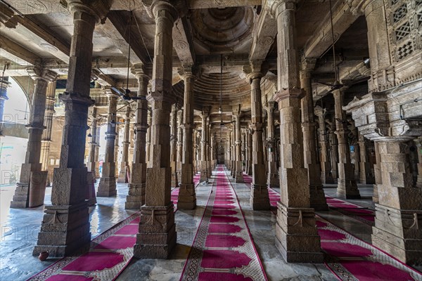 Jama mosque, Unesco site, Ahmedabad, Gujarat, India, Asia