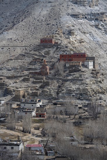 Ghiling Gompa, Kingdom of Mustang, Nepal, Asia