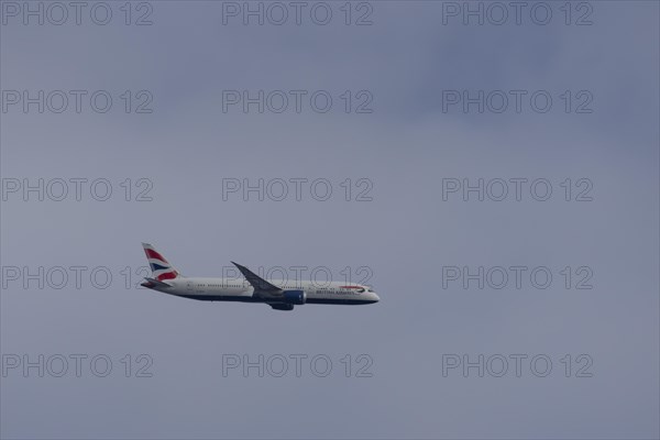 Boeing 787-9 Dreamliner aircraft of British airways in flight, London, England, United Kingdom, Europe