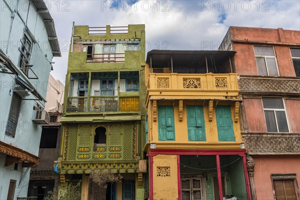 Old town of the Unesco site, Ahmedabad, Gujarat, India, Asia