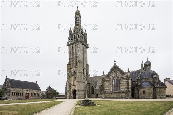 Calvary Church of Saint-Germain, Pleyben, Departement Finistere, Brittany, France, Europe