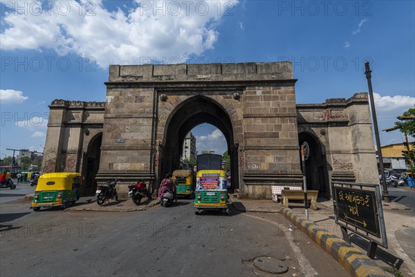 Panchkuva Darwaja gate, Unesco site, Ahmedabad, Gujarat, India, Asia
