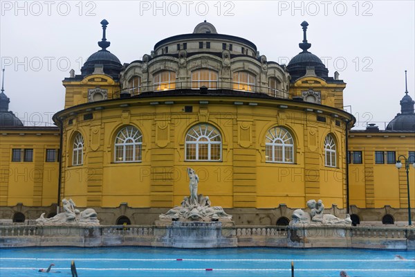Bathhouse in the Old Town, historical, building, attraction, leisure, history, old, old building, Eastern Europe, Budapest, Hungary, Europe