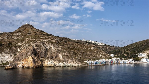 View of the climate, Milos, Cyclades, Greece, Europe