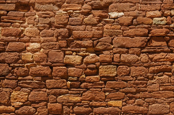 Sandstone wall, stone, sandstone, wall, wall, texture, background, red, sunny, mediterranean, building material, antique, old, natural stone, layered, stone wall