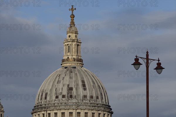 Dome of St Paul's Cathedral, City of London, England, United Kingdom, Europe