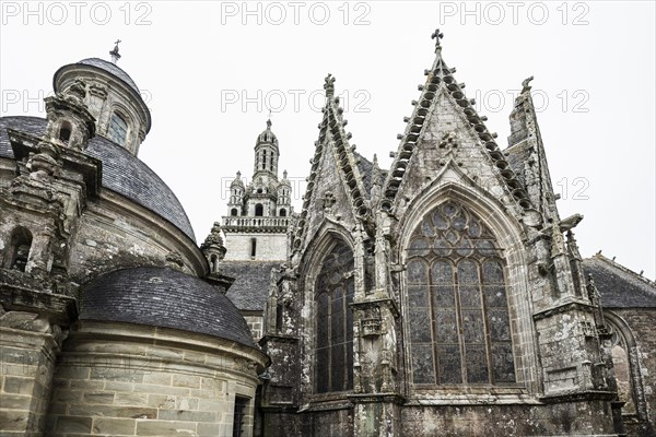 Calvary Church of Saint-Germain, Pleyben, Departement Finistere, Brittany, France, Europe