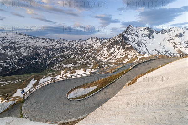 Winter mountain road, Grossglocknerstrasse, Salzburg