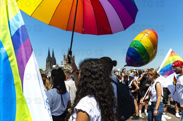 Christopher Street Day, Cologne, North Rhine-Westphalia, Germany, Europe