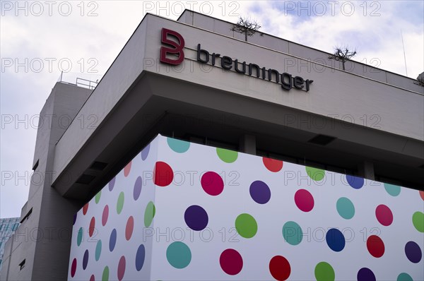 Breuninger department stores', department stores' chain headquarters, logo, marketplace, Stuttgart, Baden-Wuerttemberg, Germany, Europe