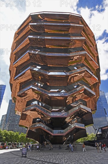 The Vessel, Hudson Yards, Chelsea neighbourhood, West Manhattan, New York City, New York, USA, North America