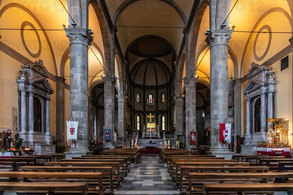 Nave, Cathedral of Santa Maria Assunta, 14th century, Cividale del Friuli, city with historical treasures, UNESCO World Heritage Site, Friuli, Italy, Cividale del Friuli, Friuli, Italy, Europe