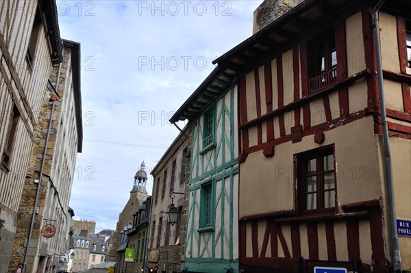 The historic district of Saint-Brieuc