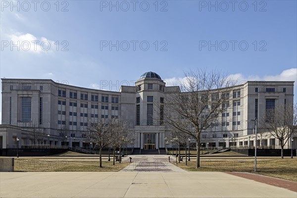 Lansing, Michigan, The Michigan Hall of Justice. The building houses the Michigan Supreme Court and other courts