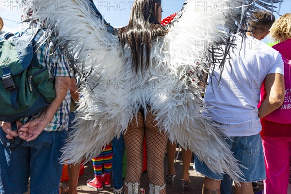 Drag Queen, Transvestite, Christopher Street Day, Cologne, North Rhine-Westphalia, Germany, Europe