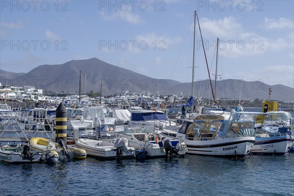Harbour of Playa Blanca, Lanzarote, Canary Island, Spain, Europe