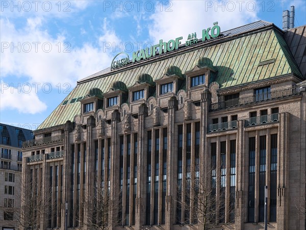 Galeria Kaufhof building on the Koe, Duesseldorf, Germany, Europe